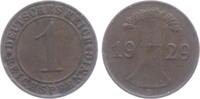 Weimarer Republik 1 Reichspfennig 1 Reichspfennig - mit Ährenbündel -