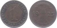 Weimarer Republik 1 Reichspfennig 1 Reichspfennig - mit Ährenbündel -