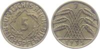 Weimarer Republik 5 Reichspfennig 5 Reichspfennig - mit Ährenbündel -