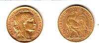 20 Francs 1905 Frankreich Marianne vz