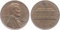 USA 1964 D 1 Cent - Lincoln Memorial SUP fleckig