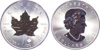 Kanada 5 Dollars Maple Leaf - 1 Silberunze mit 24-karätiger Teilvergoldung -
