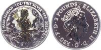 Großbritannien 2 Pounds Maid Marian - Robin Hood - 1 Silberunze mit 24-karätiger Teilvergoldung -