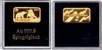 Deutschland - Frankfurt/Main 10 Gramm Goldbarren Motv-Goldbarren - Bulle & Bär, Frankfurt -