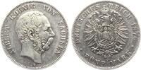 Sachsen 5 Mark Albert von Sachsen (1873-1902) -