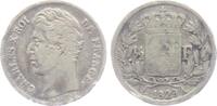 1/2 Franc 1829 A - Paris Frankreich Charles X. (1824-1830) s-ss