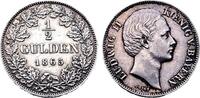 Bayern 1/2 Gulden König Ludwig II. von Bayern (1864-1886) -