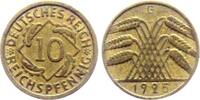 Weimarer Republik 10 Reichspfennig 10 Reichspfennig - mit Ährenbündel -