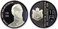 Liechtenstein 10 Franken Fürst John Adam II. - 200 Jahre Souveränität -