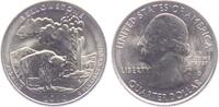 USA 1/4 Dollar - Quarter National Parks - Wyoming - Yellowstone -