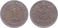 Kaiserreich 1 Pfennig 1914 D 1 Pfennig - großer Adler ss 9,95 EUR  + 5,95 EUR frais d'envoi