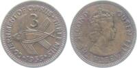 Zypern 3 Mils Elisabeth II. (1952-2022) - Fisch -