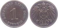 Kaiserreich 1 Pfennig 1908 G 1 Pfennig - großer Adler f.vz 9,95 EUR  + 5,95 EUR frais d'envoi