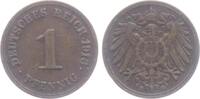 Kaiserreich 1 Pfennig 1913 G 1 Pfennig - großer Adler ss-vz 3,95 EUR  + 5,95 EUR frais d'envoi