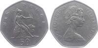 Großbritannien 50 Pence Elisabeth II. (1952-2022) - sitzende Britannia -