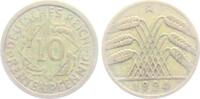 Weimarer Republik 10 Rentenpfennig 1924 A 10 Rentenpfennig ss 5,95 EUR  + 5,95 EUR frais d'envoi