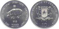 Somalia 10 Shillings Jahr des Schwein - Chinesische Tierkreiszeichen - Sternzeichen -