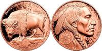 USA 1 Dollar/ 5 Unzen 5 Unzen - Sioux Häutling + American Buffalo - Oglala Lakota Sioux Nation -