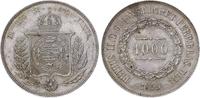 Brasilien 1000 Reis 1859 Pedro II. 1831-1889. SPL
