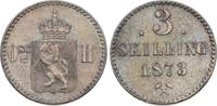 Norwegen 3 Skilling Oscar II. 1872-1905. -