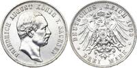 Sachsen 3 Mark Friedrich August III. 1904-1918. -