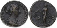 Kaiserzeit Sesterz Marcus Aurelius für Faustina minor 145-176. -