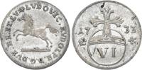 Braunschweig-Wolfenbüttel 6 Pfennig Ludwig Rudolph 1731-1735. -
