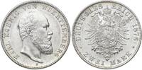 Württemberg 2 Mark Karl 1864-1891. -