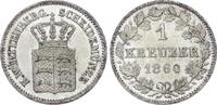 Württemberg Kreuzer 1860 Wilhelm I. 1816-1864. FDC-