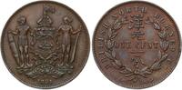 Malaysia-Britisch Nord Borneo Cent Victoria 1837-1901. -