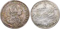 1/4 Taler 1751  B Brandenburg-Preußen Friedrich II. 1740-1786. Hübsche Patina. Winz. Schrötlingsfehler, sehr schön-vorzüglich