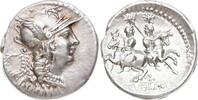 Republik Denar C. Servilius M.f. 136 v. Chr.. -