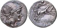Republik Denar 109/ L. Flaminius Chilo 109-108 v. Chr.. -