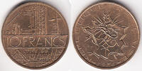 Frankreich - France 10 Francs Fünfte Republik seit 1958 -