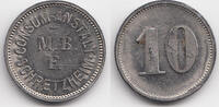 Bayern - Schretzheim 10 Pfennig Consum-Anstalt M.B.F. Schretzheim (Menzel 28718.20) -