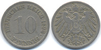 Kaiserreich 10 Pfennig großer Adler - Kupfer/Nickel -