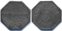 Württemberg 5 Pfennig Crailsheim - Eisen 1918 (Funck 83.4a) -