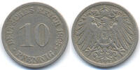 Kaiserreich 10 Pfennig großer Adler - Kupfer/Nickel -