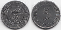 Württemberg 5 Pfennig Kirchheim - Eisen 1917 (Funck 244.3a) -