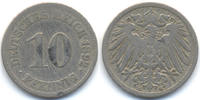 Kaiserreich 10 Pfennig großer Adler - Kupfer/Nickel -