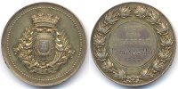 Frankreich - France vergoldete Silbermedaille Ville de Caen Paul Costey 1903 -