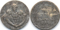 Vatikan - Vatican versilberte Bronzemedaille Paul VI. (1963-78) auf das heilige Jahr -