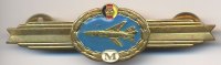 DDR Klassifizierungsabzeichen für Flugzeug- und Hubschrauberführer Stufe M -