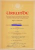 DDR Urkunde Fünfjahresplan 1958 -