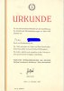 DDR Urkunde Staatliche Zentralverwaltung für Statistik 1965 -