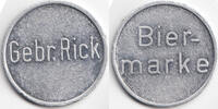 unbekannter Ausgabeort Bier-Marke Gebr. Rick (Menzel 40774.1) -