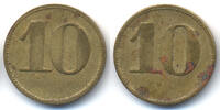unbekannter Ausgabeort Wert 10 10 Messing 19,20 mm -