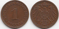 Kaiserreich 1 Pfennig großer Adler - Kupfer -