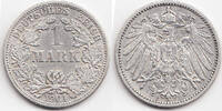 Kaiserreich 1 Mark großer Adler - Silber -
