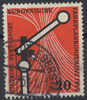 Bund 20 Pfennig Fahrplankonferenz Wiesbaden – gestempelt -